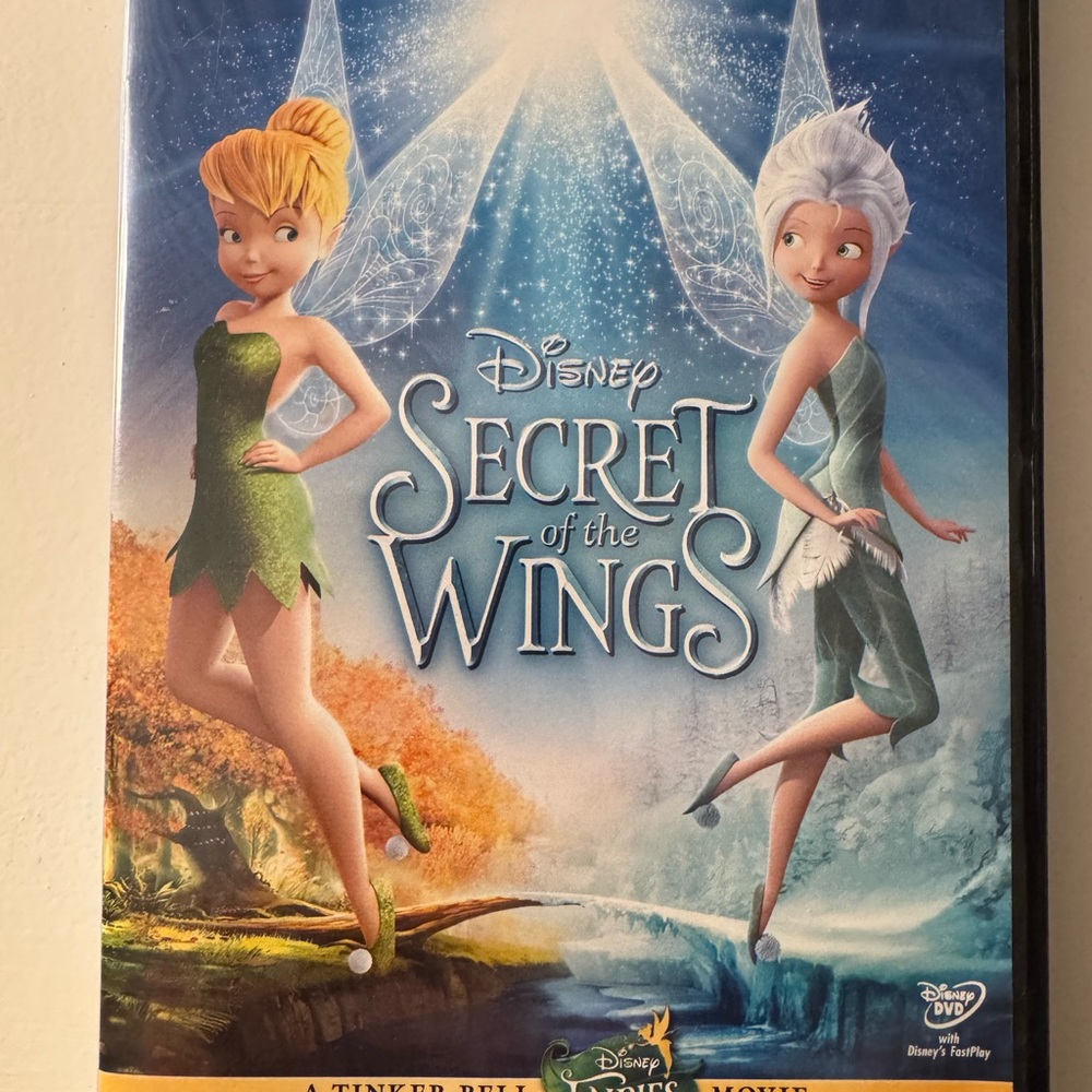 Disney Secret of the Wings Blu-ray with Blue and White Cover